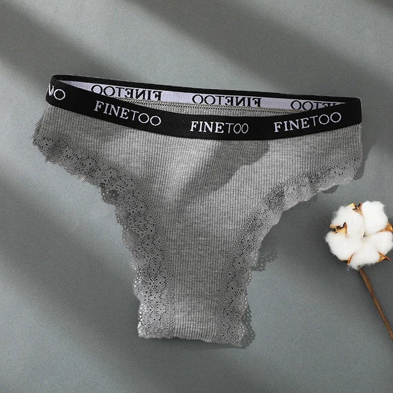 Alluring Cotton Lace Brazilian Panties for Women - Seamless Comfort in M-XXL Sizes