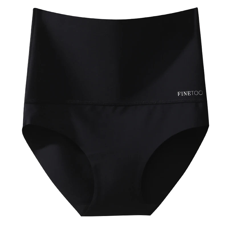 High Waist Seamless Bodyshaper Briefs - Women's Anti-Bacterial Soft Crotch Underwear for Ultimate Comfort and Support