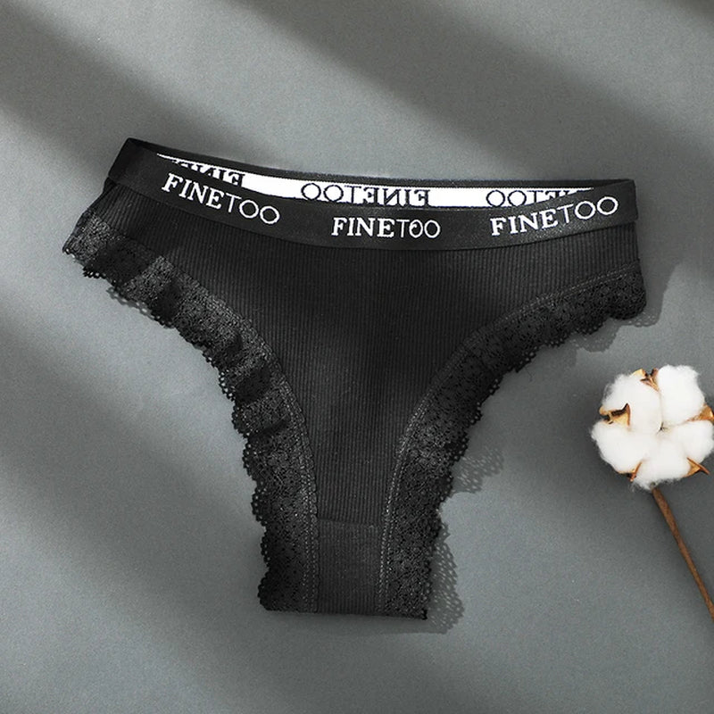 Alluring Cotton Lace Brazilian Panties for Women - Seamless Comfort in M-XXL Sizes