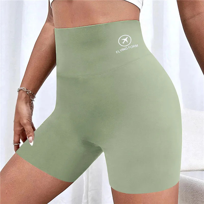 High Waist Women's Yoga Shorts - Stylish Fitness & Casual Streetwear Trousers for Active Ladies