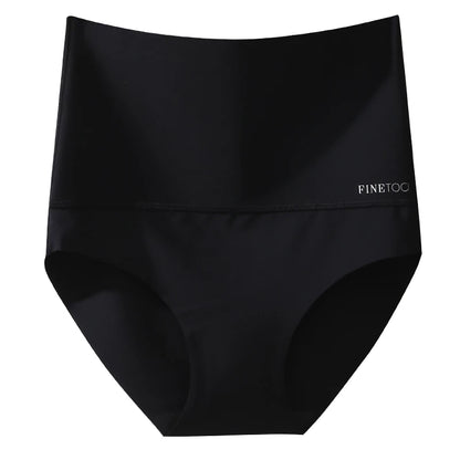 High Waist Seamless Bodyshaper Briefs - Women's Anti-Bacterial Soft Crotch Underwear for Ultimate Comfort and Support