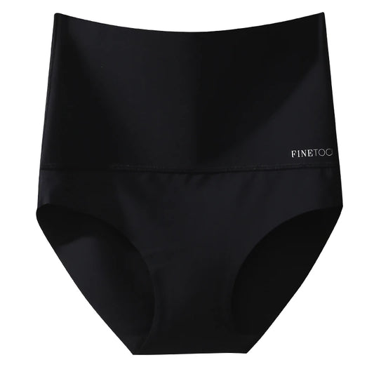 High Waist Seamless Bodyshaper Briefs - Women's Anti-Bacterial Soft Crotch Underwear for Ultimate Comfort and Support