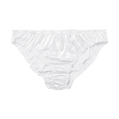 Sexy Super Stretch Satin Briefs for Women - Low-Waist, Breathable & Comfortable Lingerie
