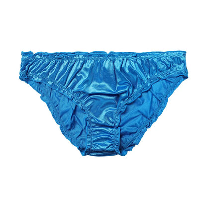 Sexy Super Stretch Satin Briefs for Women - Low-Waist, Breathable & Comfortable Lingerie