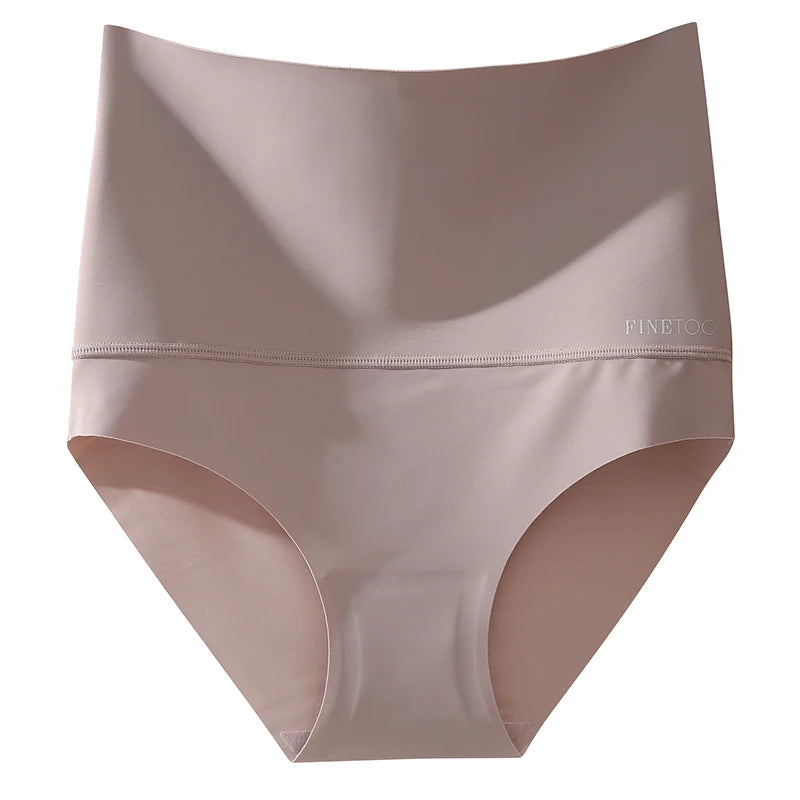 High Waist Seamless Bodyshaper Briefs - Women's Anti-Bacterial Soft Crotch Underwear for Ultimate Comfort and Support